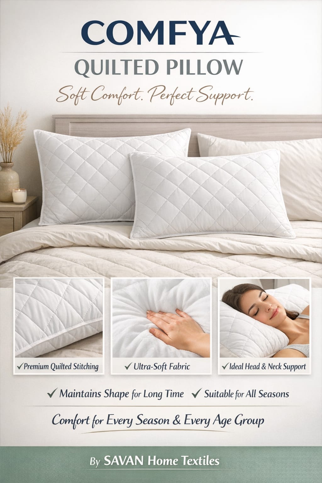 Quilted Pillows & Pillow Covers