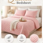 Quilted Bedsheet with Pillows/Pillow Covers